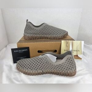 Ilse Jacobsen Women's Tulip 3072 Shoe Grey Size 40, 9 NEW!